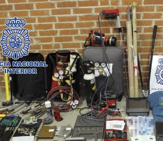 Policia elementos oxicorte