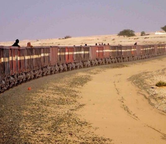 Tren del Sáhara vagones