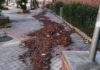 El Ayuntamiento sigue sin solucionar la limpieza de los espacios interbloque de barrios populares de Madrid FRAVM suciedad interbloques hojas