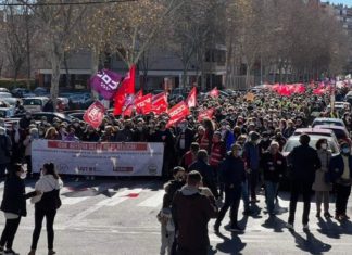 Fuenlabrada, movilización por la sanidad pública. 29ENE2022