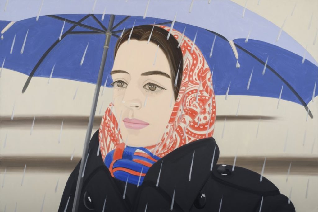 Thyssen-Bornemisza Alex Katz Blue umbrella