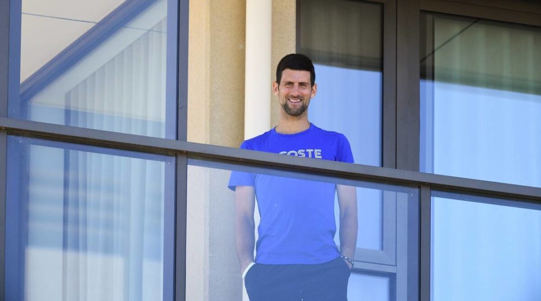 Djokovic guarda cuarentena en Australia