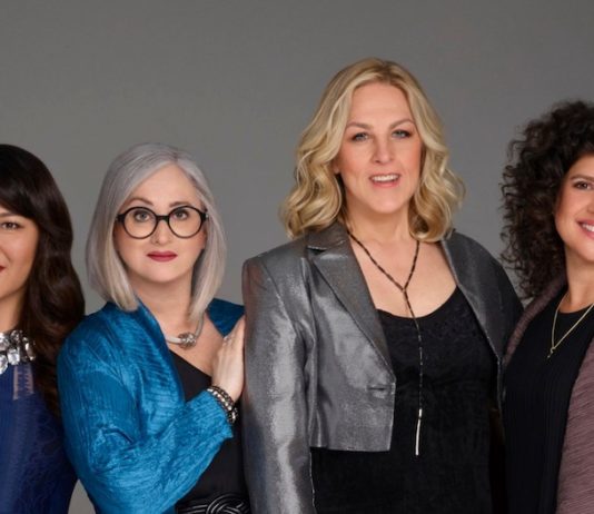 Artemis. De izquierda a derecha, Allison Miller, Noriko Ueda, Renee Rosnes, Ingrid Jensen, Anat Cohen y Nicole Glover.