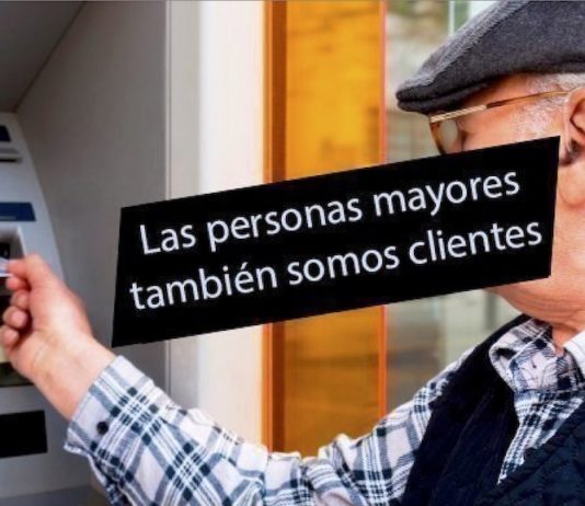 Bancos personas mayores campaña cajeros