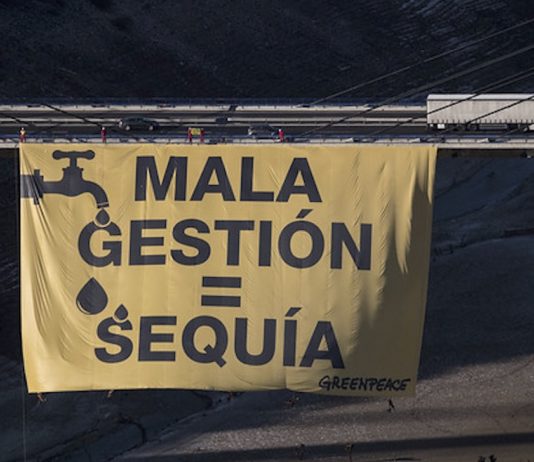 Greenpeace mala gestión igual a sequía