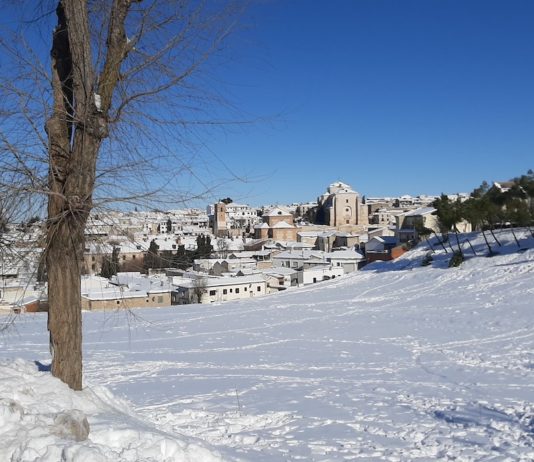 Chinchón afectado por Filomena
