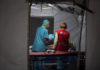 Personal sanitario START en hospital campaña en Dondo Mozambique ABR2019 © AECID Miguel Lizana