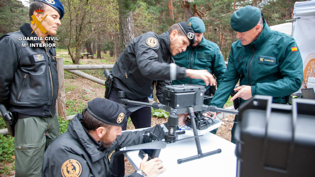 Guardia Civil Cercedilla Drones cámaras 30ABR2022