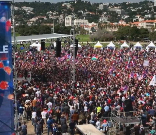 Melenchon cierre de campaña