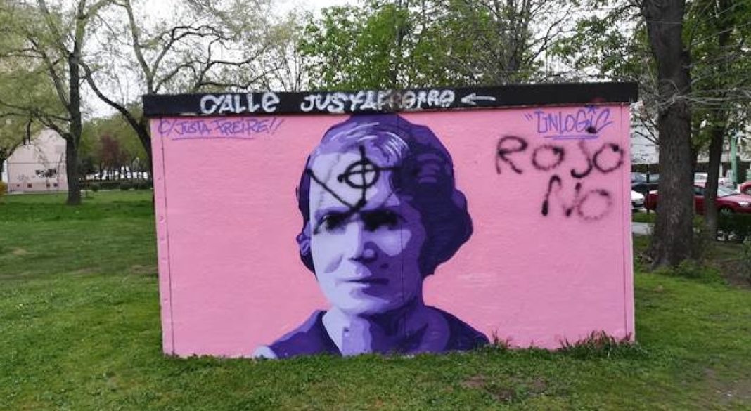 Mural Justa Freire vandalismo 19MAR2022