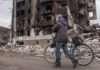 © UNDP/Oleksandr Ratushniak Edificios destruidos en Borodianka, en el oblast de Kyiv, Ucrania