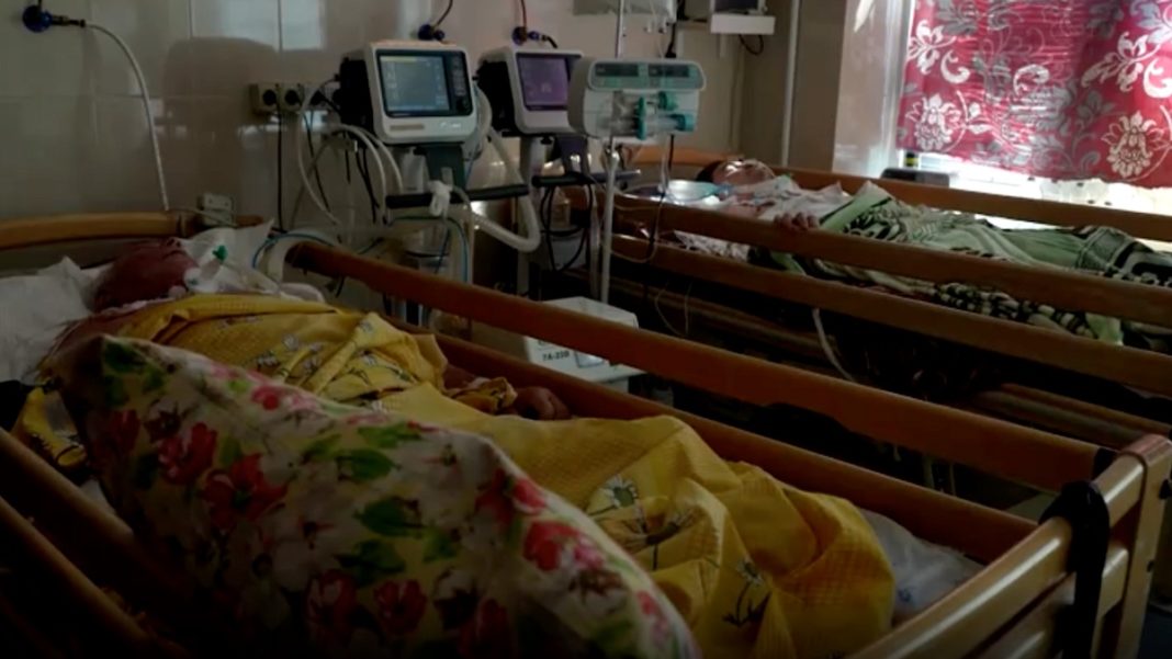 Ucrania, Mykolaiv, heridos en el hospital A&E