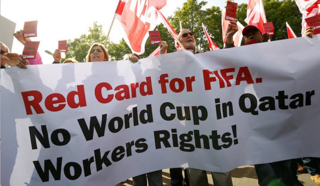 FIFA protestas tarjeta roja Qatar Catar