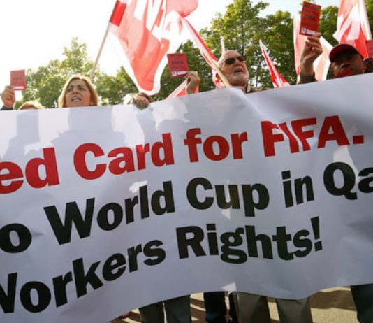 FIFA protestas tarjeta roja Qatar Catar