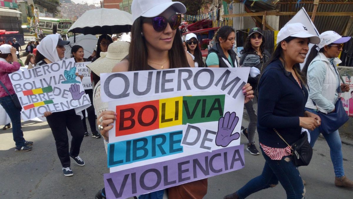 Bolivia feminicidios violencia género