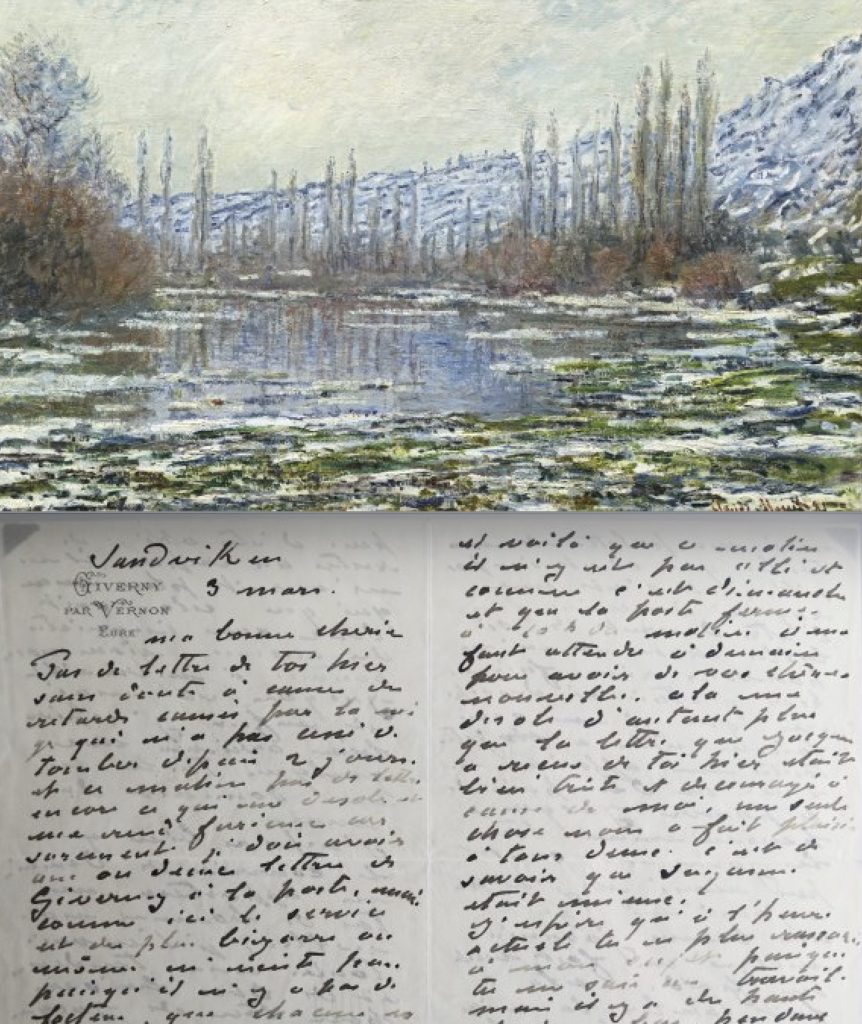 Carta Monet a Alice 1895