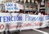 Protestas en Madrid por el cierre de centros de salud