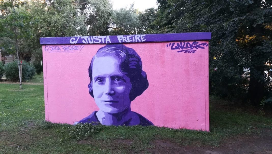 Mural Justa Freire restaurado 20JUL2022