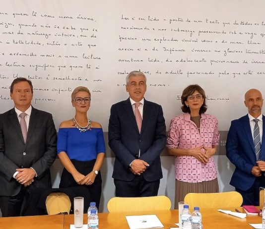 Acto de entrega del galardón a la Fundación José Saramago.