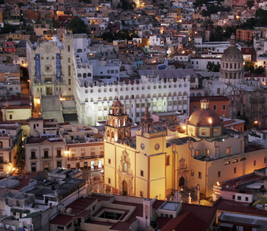 Guanajuato México noche