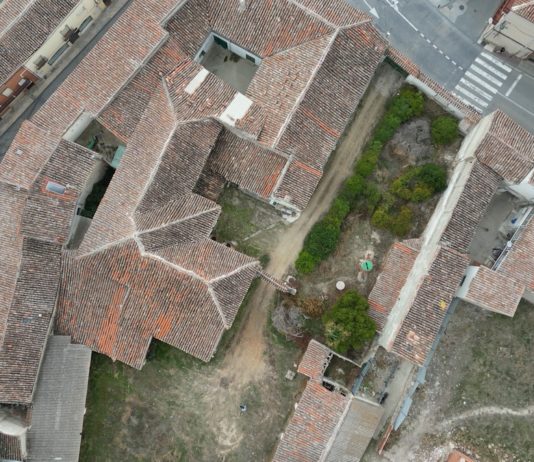 Morata de Tajuña, vista aérea de la Casa Sánchez-Riaza