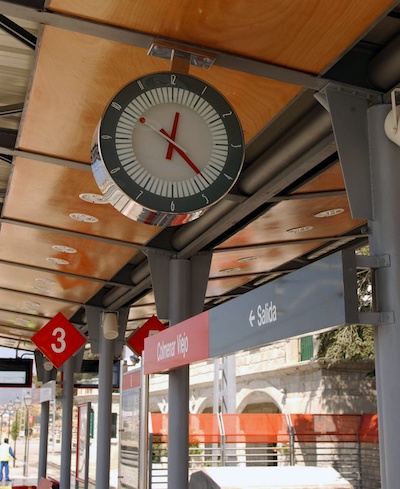 Madrid, estación de Cercanías Renfe en Colmenar Viejo