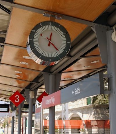 Madrid, estación de Cercanías Renfe en Colmenar Viejo