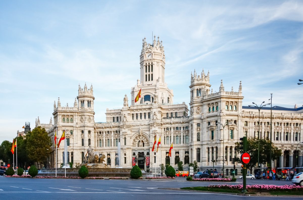 Madrid Plaza de Cibeles Ayuntamiento