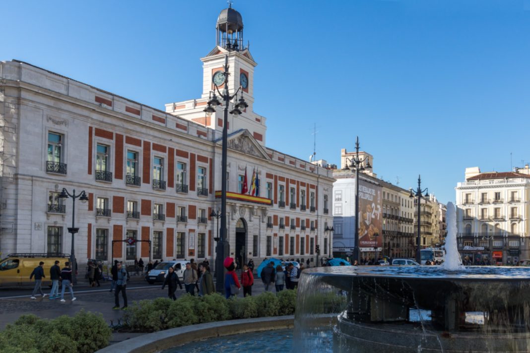 Madrid, Real Casa de Correos, sede del Gobierno de la Comunidad de Madrid. ENE2018