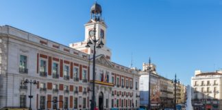 Madrid, Real Casa de Correos, sede del Gobierno de la Comunidad de Madrid. ENE2018
