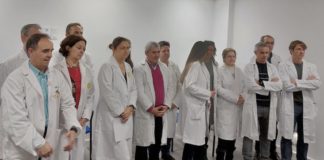 Profesionales sanitarios miembros del Comité de Huelga en Madrid, 17ENE2023