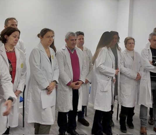 Profesionales sanitarios miembros del Comité de Huelga en Madrid, 17ENE2023