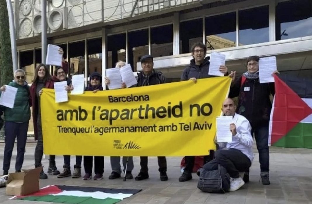 Barcelona contra el apartheid en Tel Aviv