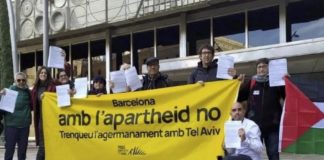 Barcelona contra el apartheid en Tel Aviv