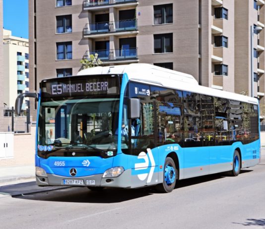 Madrid, línea de autobuses E5 de Cañaveral a Manuel Becerra