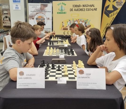 Torneo nacional de ajedrez escolar Tic Tac Chess 2022. Encuentro en el colegio San Gabriel de Alcalá de Henares