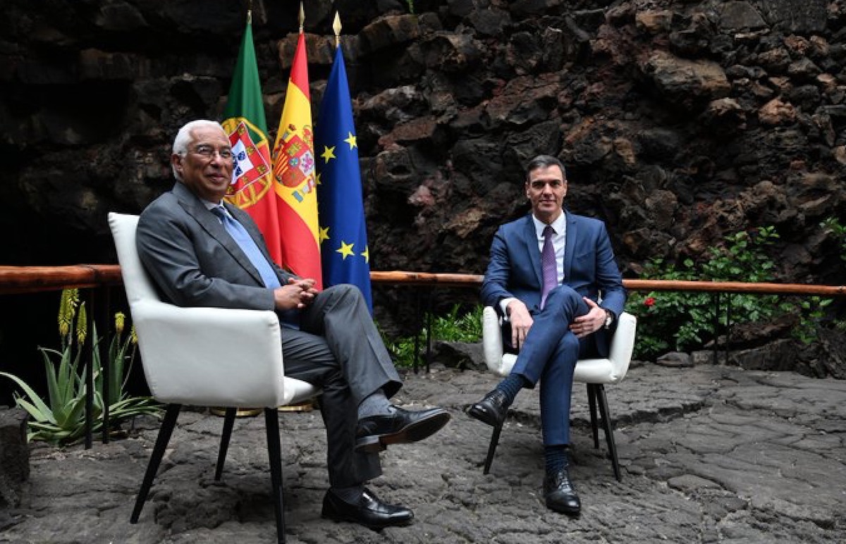 António Costa y Pedro Sánchez en Tenerife, 15MAR2023