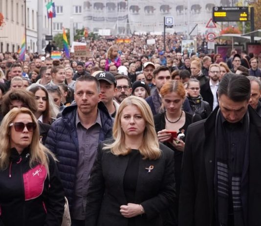 Bratislava: repulsa atentado LGTBQ © Zuzana Čaputová twitter