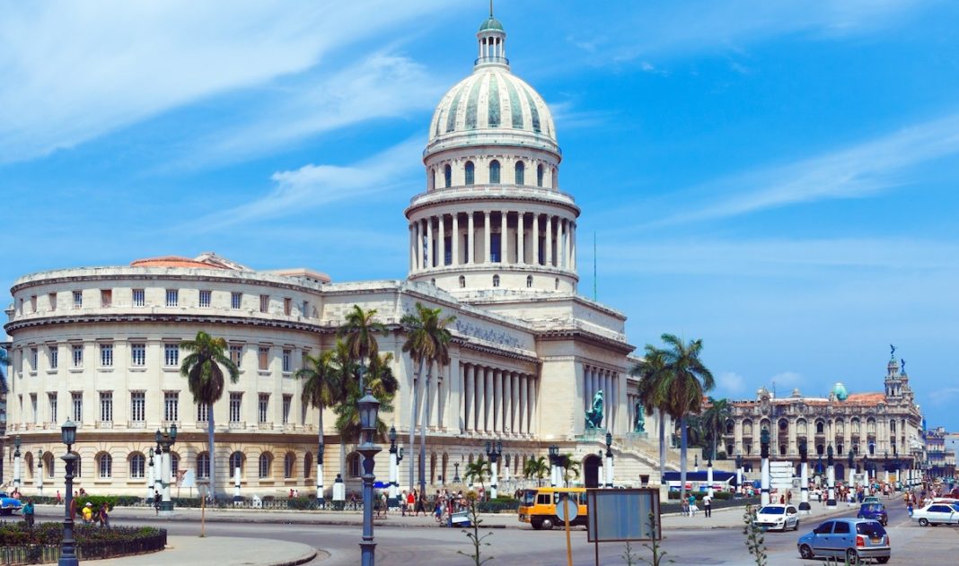 Edificio del Parlamento en La Habana