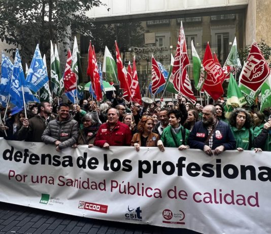 Movilización de los Sindicatos de Sanidad de Madrid 09MAR2023