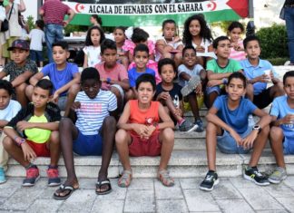 Niños saharauis en Alcalá de Henares