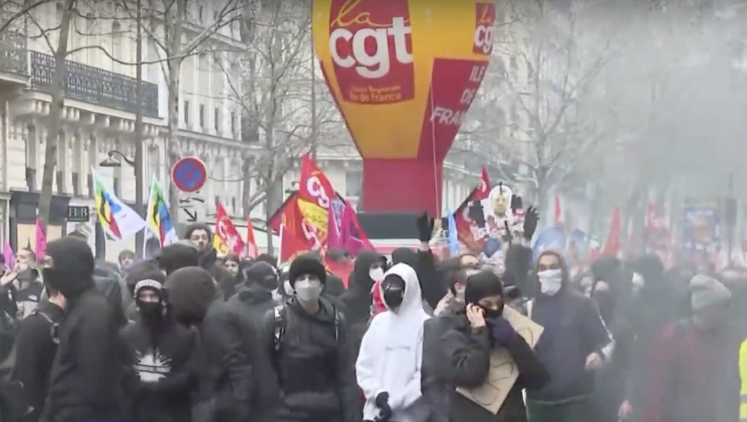 París, movilizaciones contra la reforma de las pensiones impulsada por el gobierno de Emmanuel Macron. 11MAR2023