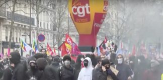 París, movilizaciones contra la reforma de las pensiones impulsada por el gobierno de Emmanuel Macron. 11MAR2023