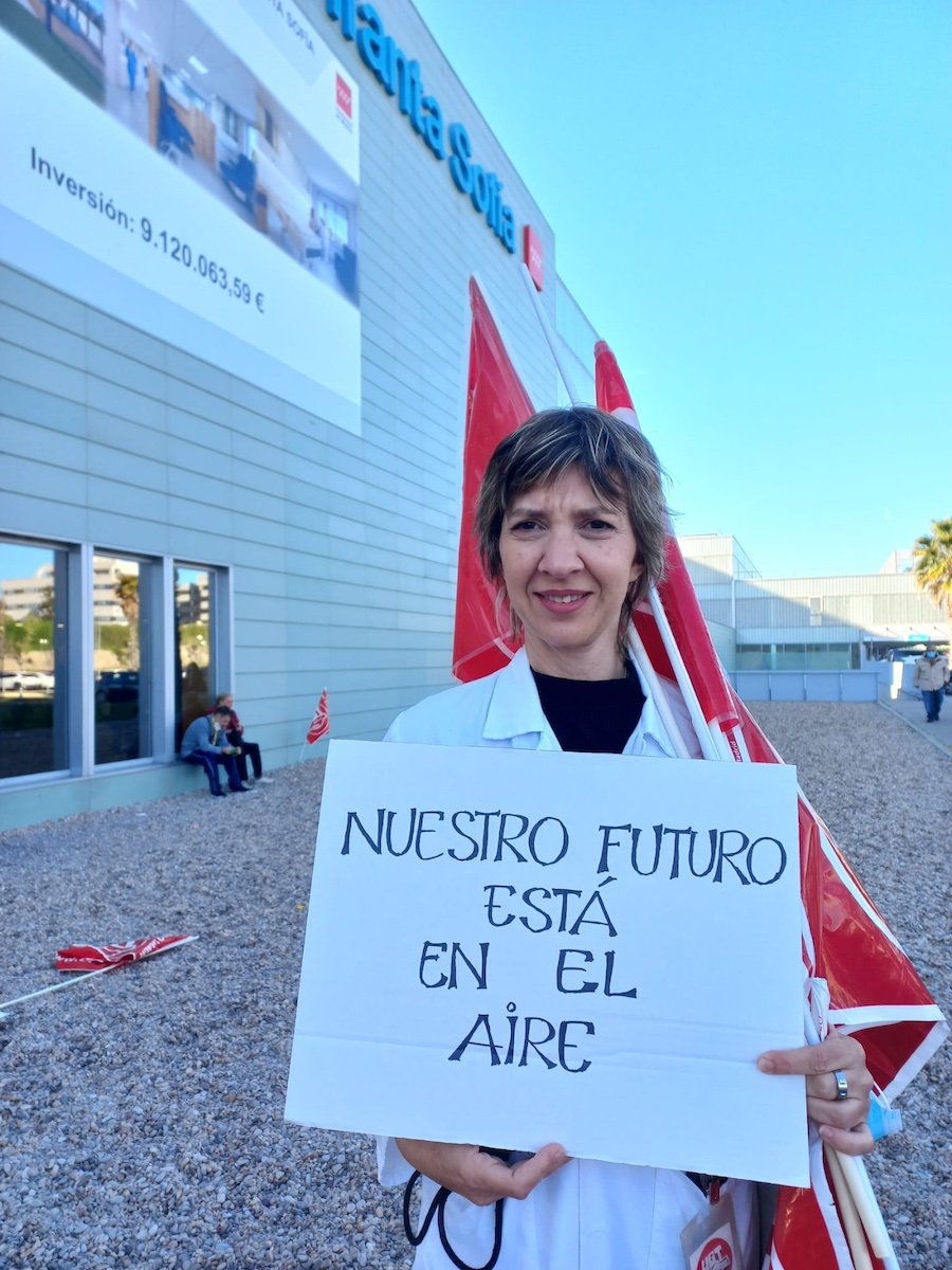 Huelga del personal del Laboratorio Central de la Comunidad de Madrid 11ABR2023