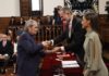 El escritor venezolano Rafael Cadenas recoge el Premio Cervantes en el Paraninfo de la Universidad de Alcalá Rafael Cadenas con los reyes Felipe y Letizia en el Paraninfo de la Universidad de Alcalá 24ABR2023