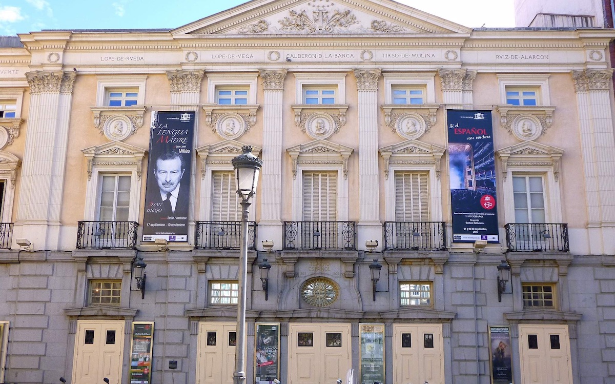 Madrid Teatro Español fachada