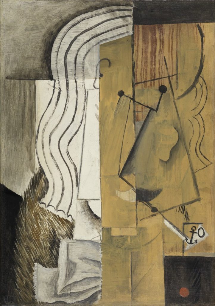 Pablo Picasso: Cabeza de hombre, 1913
