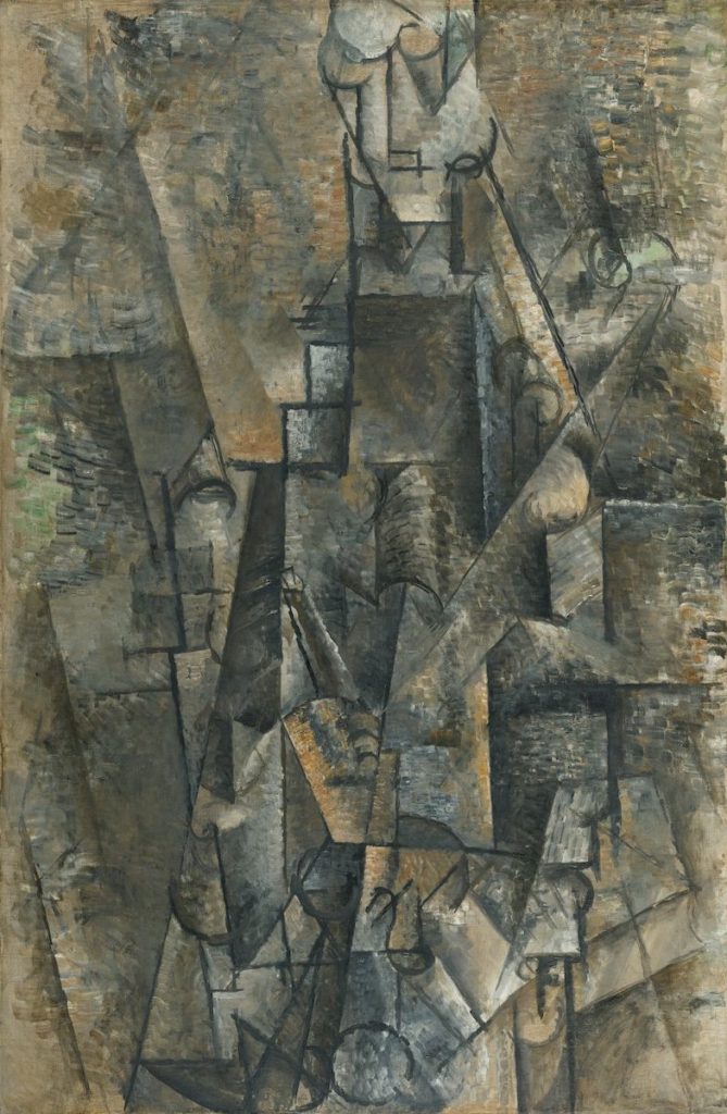 Pablo Picasso: Hombre con clarinete, 1911-1912