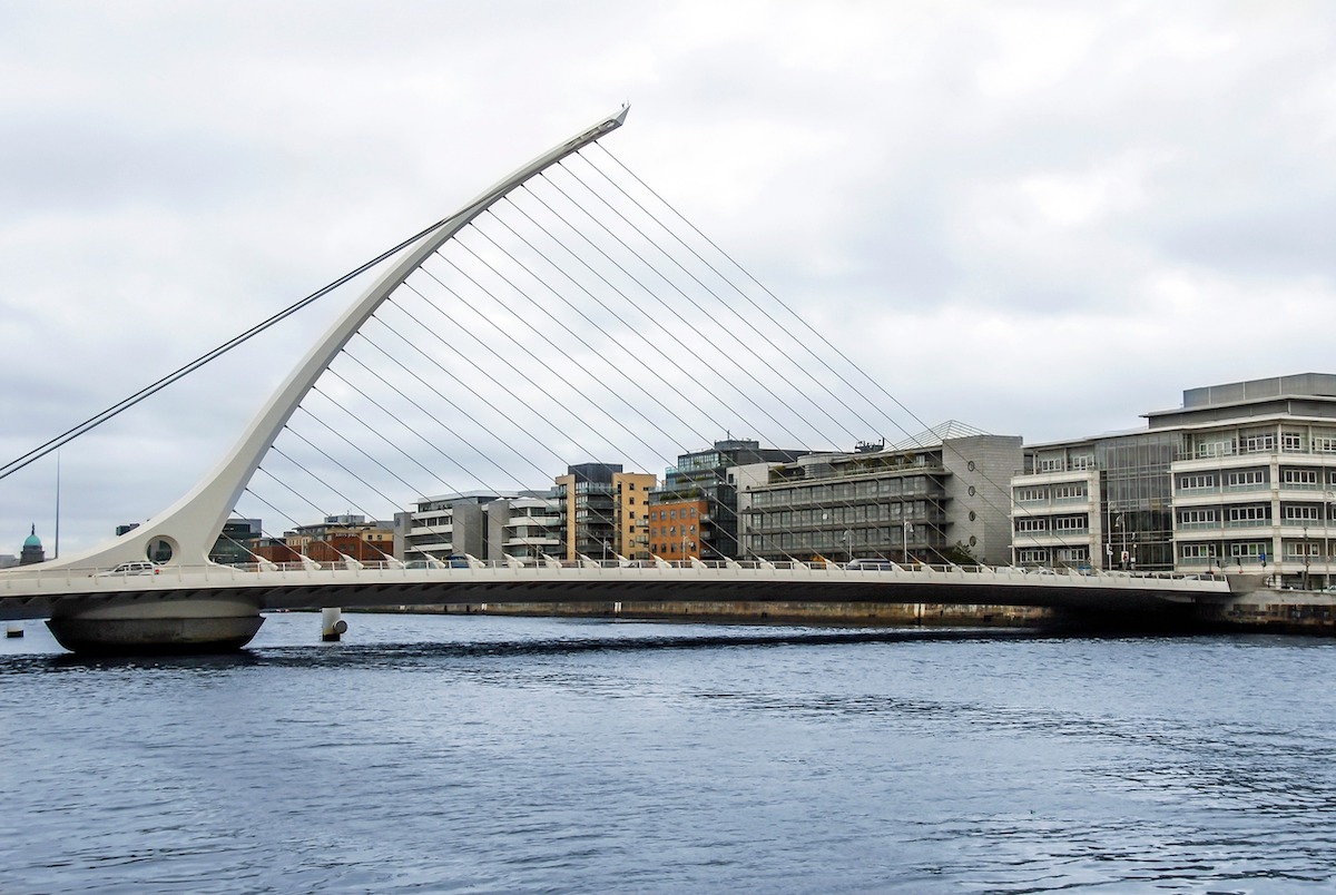 Irlanda, Dublin, puente Samuel Beckett