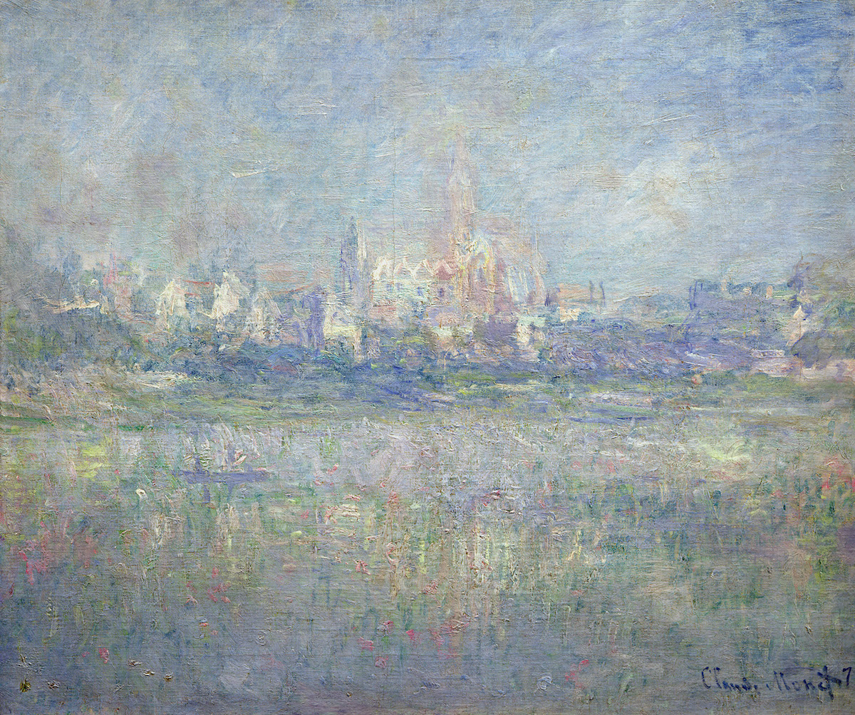 Monet, Claude (1840-1926) Vétheuil en la niebla, 1879. MUSEE MARMOTTAN MONET, PARIS.